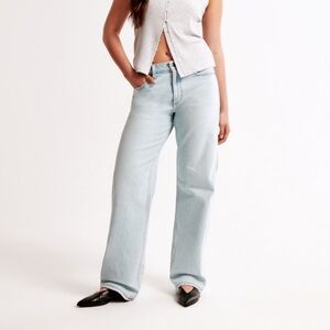 Abercrombie & Fitch Curve Love Low Rise Baggy Jean